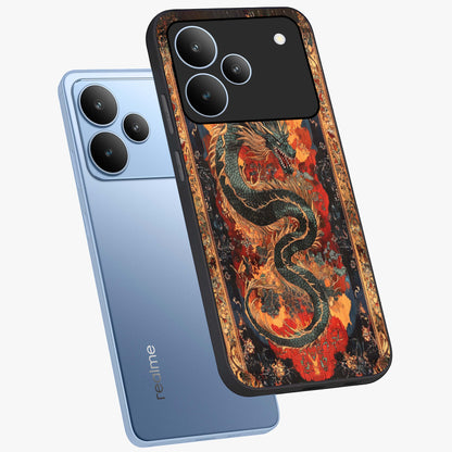 Inferno Dragon Soul Glass Case displayed in angled mockup highlighting powerful dragon illustration with inferno aesthetic.