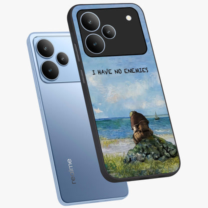 Peace Beyond War Glass Case displayed in angled mockup highlighting meaningful message design with artistic aesthetic style.