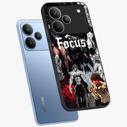 Relentless Power Focus Glass Case displayed in angled mockup highlighting bold statement design with modern aesthetic style.