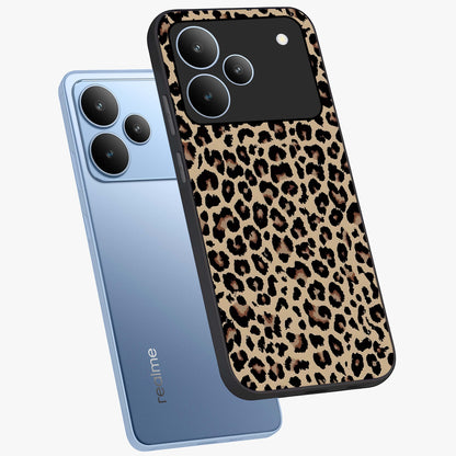 Savage Chic Pattern Glass Case displayed in angled mockup highlighting bold fashion inspired design with chic aesthetic.