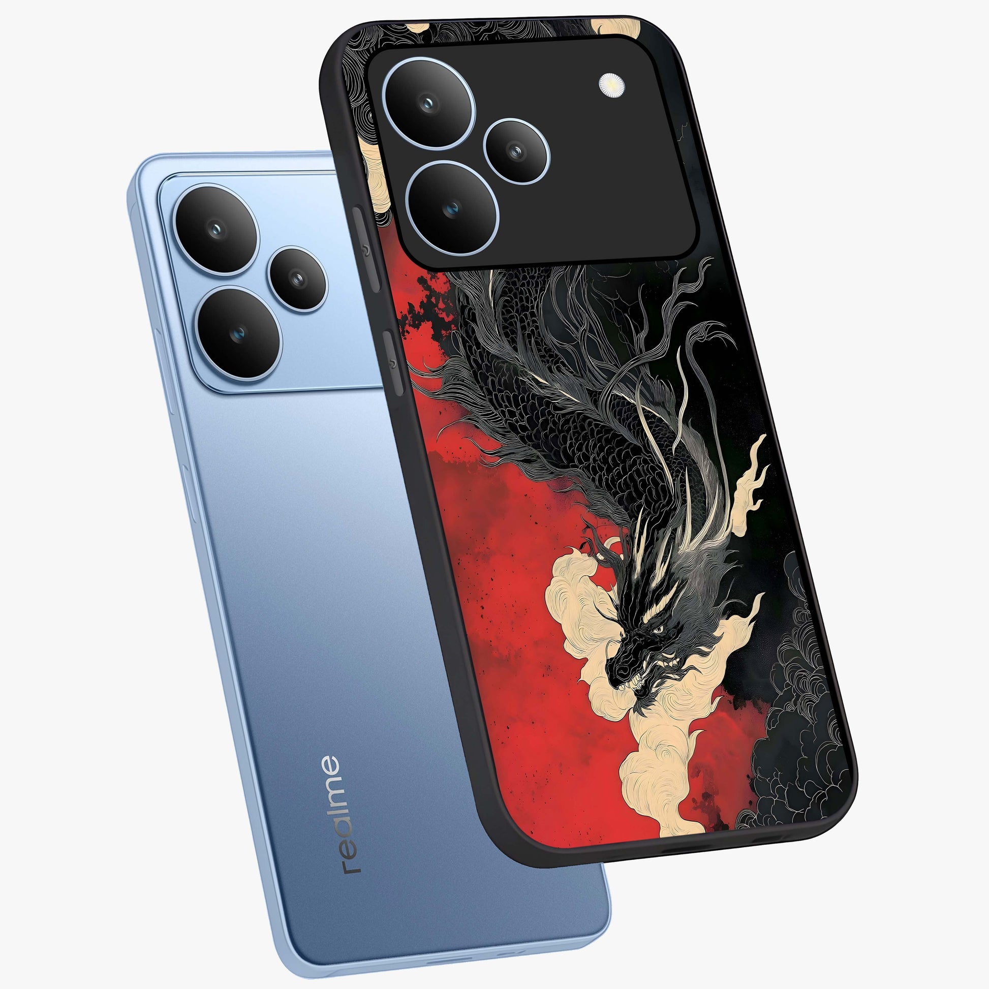 Shadow Dragon Fury Glass Case displayed in angled mockup highlighting powerful dragon illustration with dark fantasy aesthetic.