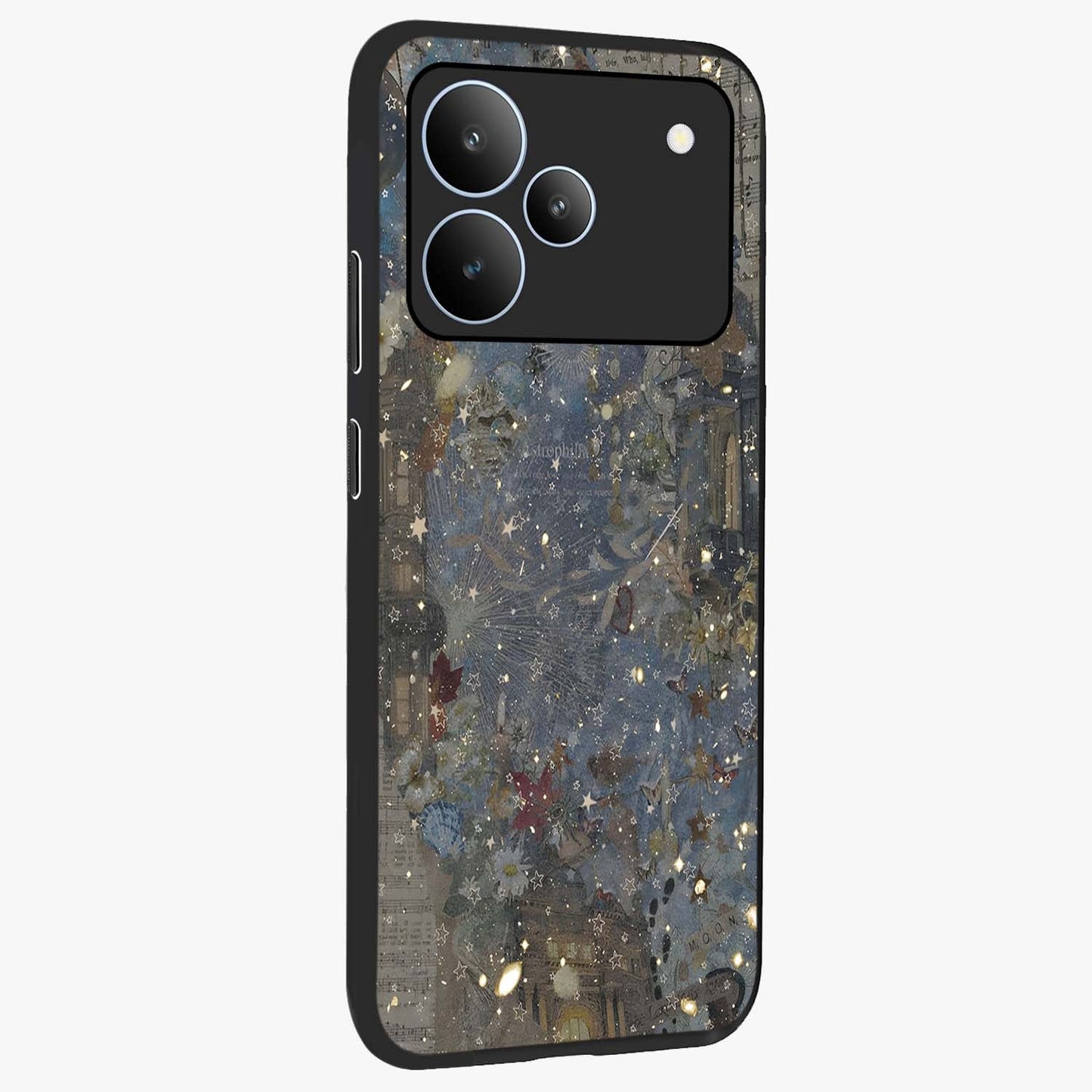Aesthetic Astrolophia Glass Case upright view showcasing soft aesthetic theme with stylish modern look.