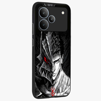 Berserker Blood Oath Glass Case upright view showcasing intense warrior aesthetic with dramatic artistic style.