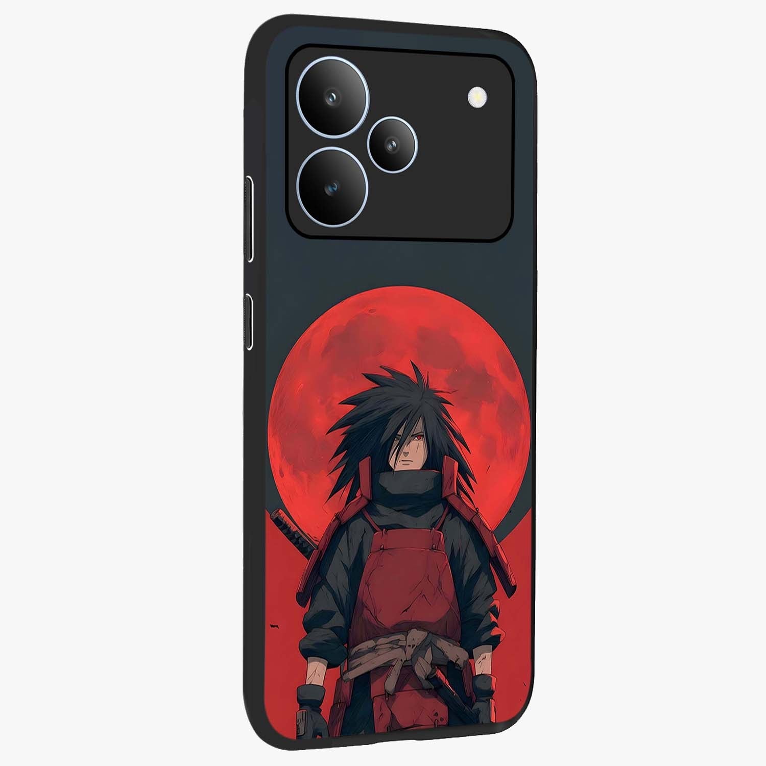 Crimson Moon Warlord Glass Case upright view showcasing powerful warlord artwork with dark celestial theme.