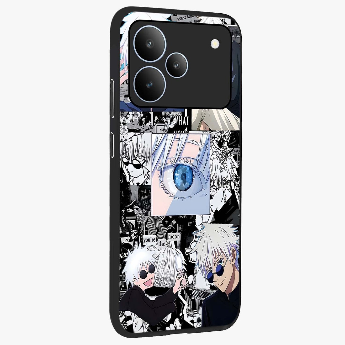 Infinity Sorcerer Chaos Glass Case upright view showcasing dramatic sorcerer artwork with chaotic mystical theme.
