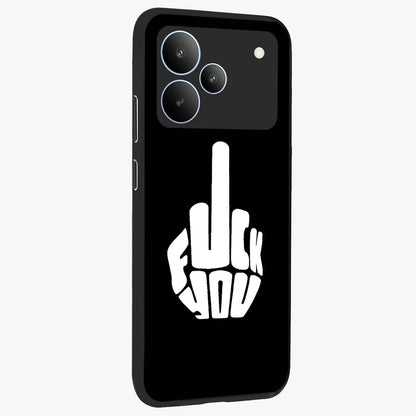 Rebel Mode On Glass Case upright view showcasing striking statement artwork with bold rebellious theme.