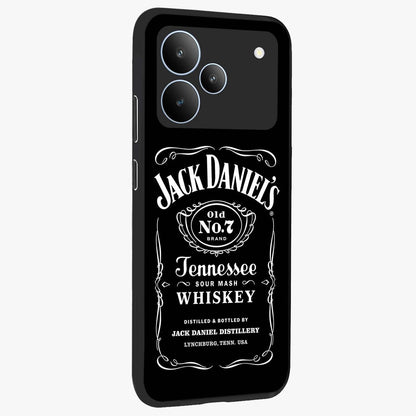 Vintage Whiskey Heritage Glass Case upright view showcasing stylish vintage whiskey artwork with timeless bar culture theme.
