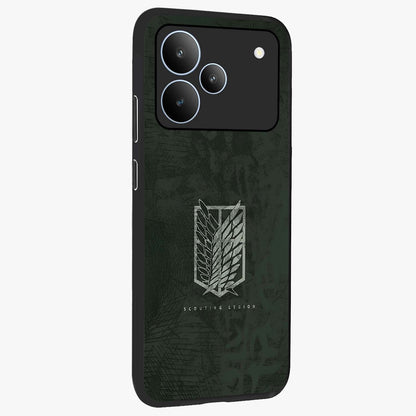 Wings Of Freedom Glass Case upright view showcasing powerful wings artwork with freedom themed design.
