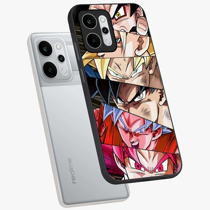 Anime Character Glass Case displayed in angled mockup highlighting colorful anime character illustration.