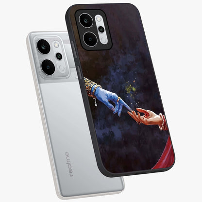 Divine Touch Eternal Glass Case displayed in angled mockup highlighting elegant divine inspired design with calm aesthetic style.