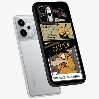Gucci Play Mashup Glass Case displayed in angled mockup highlighting stylish fashion mashup design with bold aesthetic.