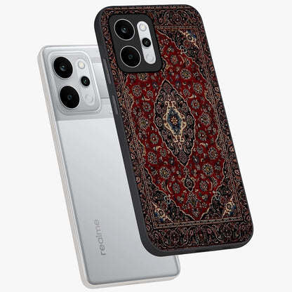 Heritage Carpet Royale Glass Case displayed in angled mockup highlighting intricate royal carpet design with heritage aesthetic.