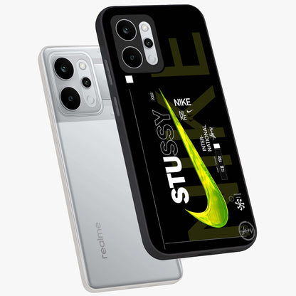 Neon Street Edition Glass Case displayed in angled mockup highlighting vibrant urban design with bold street aesthetic.