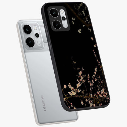 Petal Moon Light With Custom Name Glass Case displayed in angled mockup highlighting delicate petal design with custom name feature.