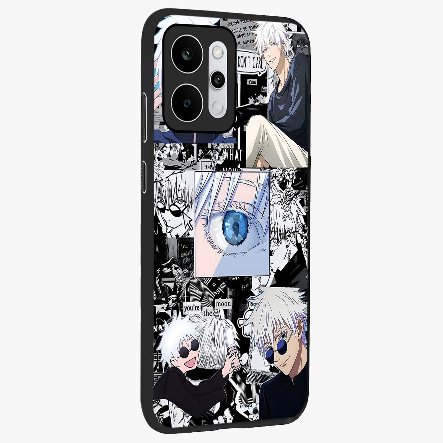 Infinity Sorcerer Chaos Glass Case upright view showcasing dramatic sorcerer artwork with chaotic mystical theme.