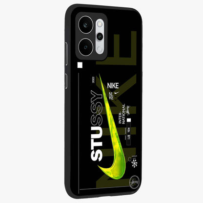 Neon Street Edition Glass Case upright view showcasing colorful neon artwork with modern street culture theme.