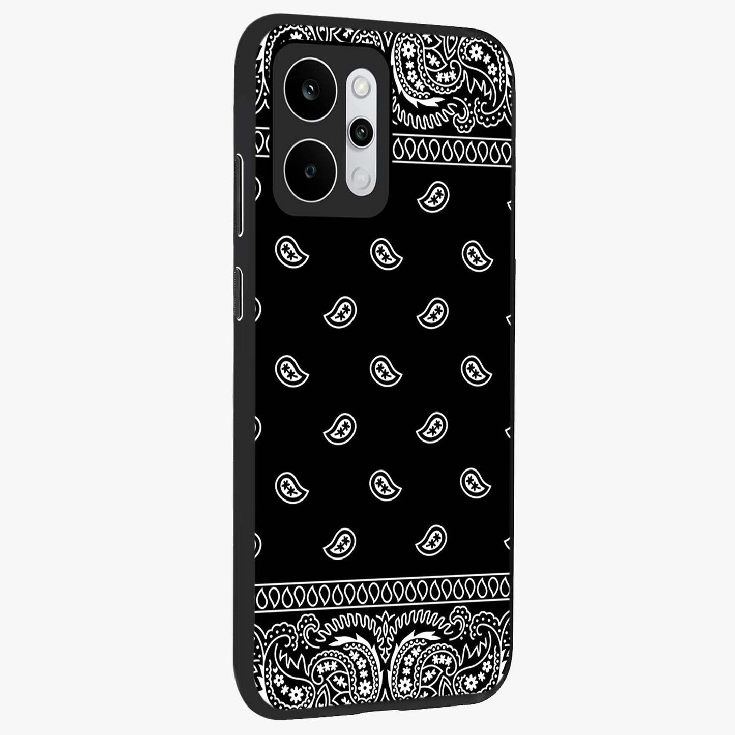 Retro Rebel Threads Glass Case upright view showcasing stylish vintage artwork with bold retro theme.