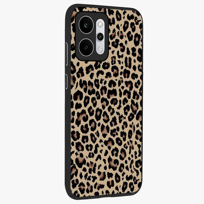 Savage Chic Pattern Glass Case upright view showcasing trendy decorative artwork with edgy fashion theme.