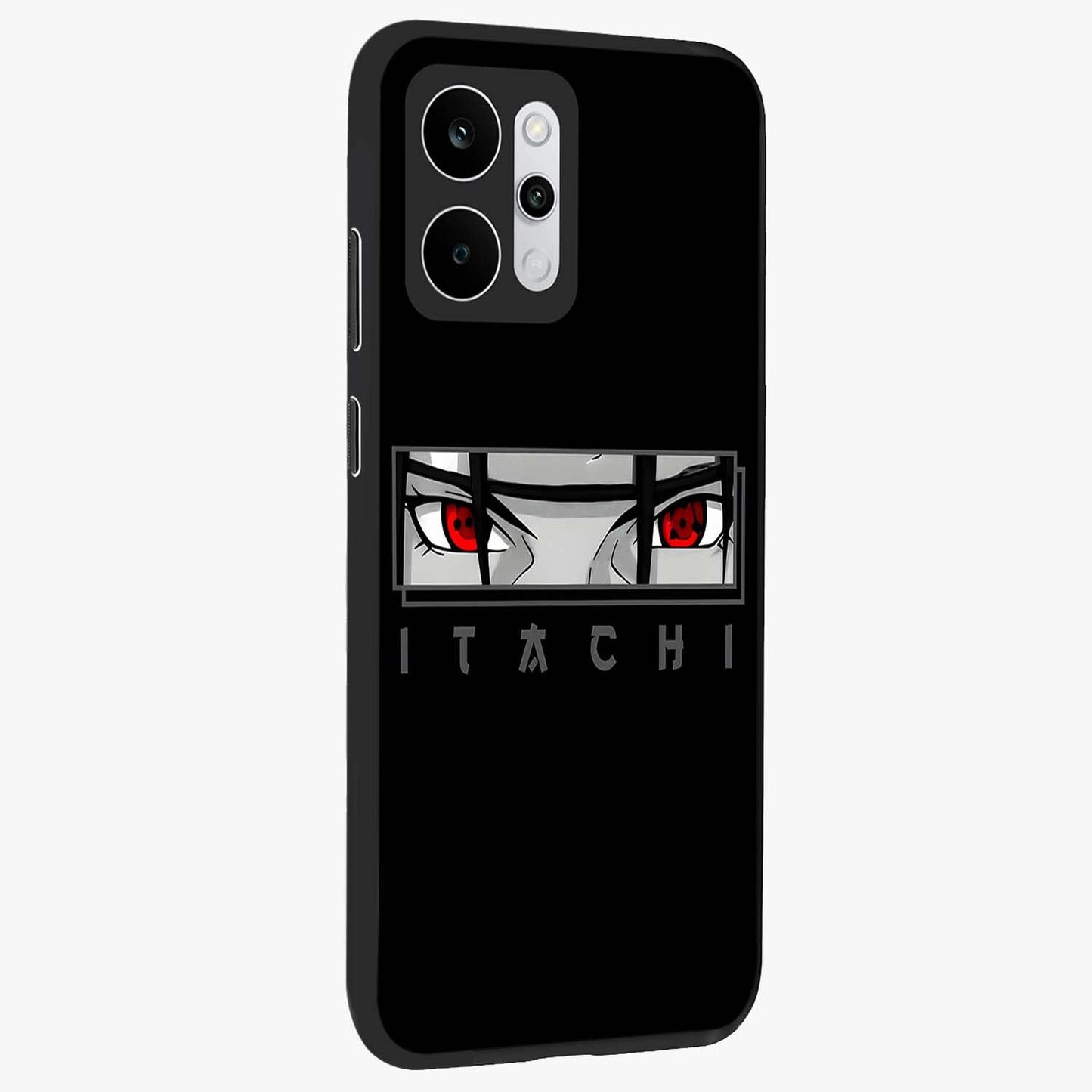 Scarlet Gaze Dominance Glass Case upright view showcasing powerful dramatic artwork with dominant artistic theme.