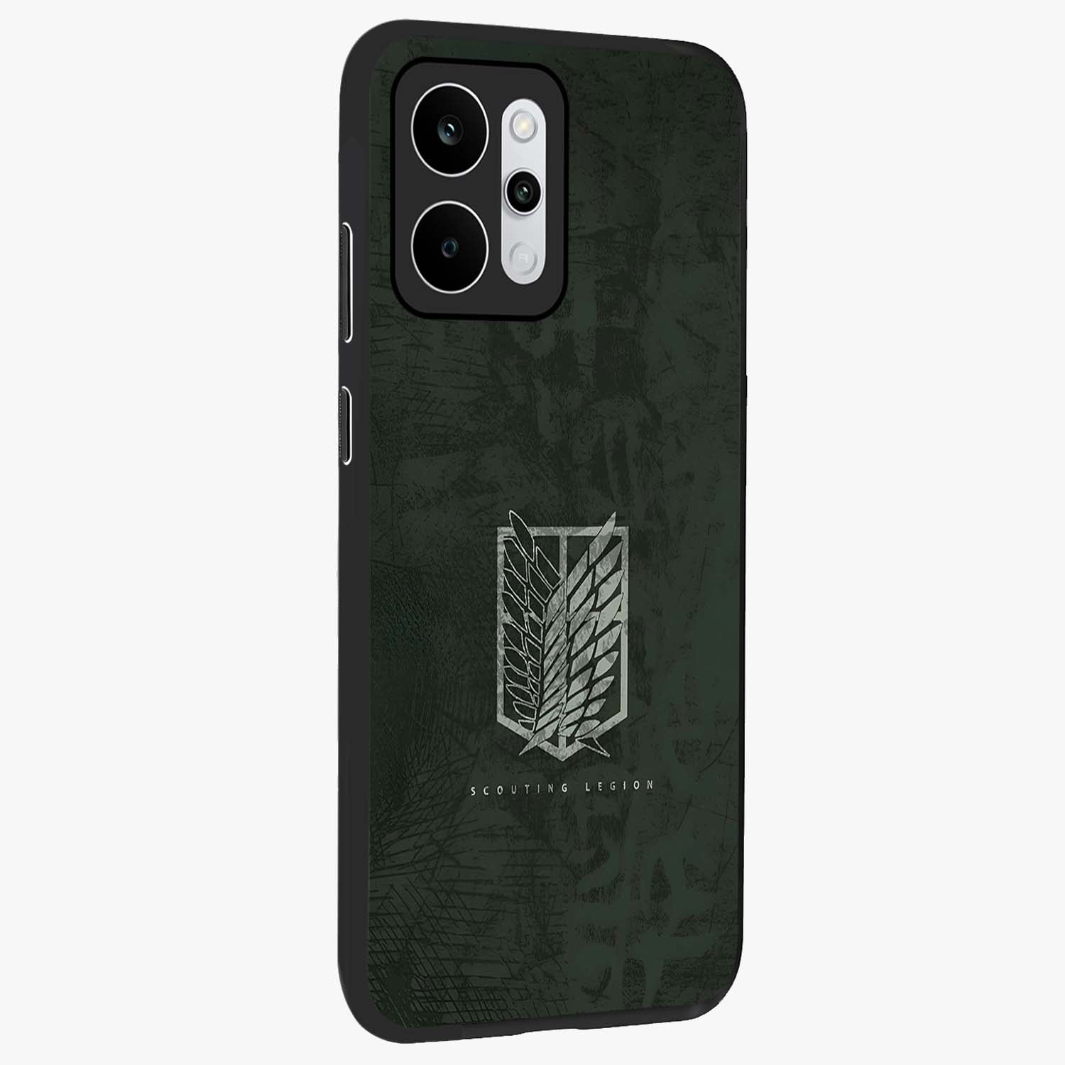 Wings Of Freedom Glass Case upright view showcasing powerful wings artwork with freedom themed design.