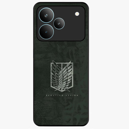 Wings Of Freedom Glass Case showing flat back view with symbolic wings artwork and glossy glass finish.