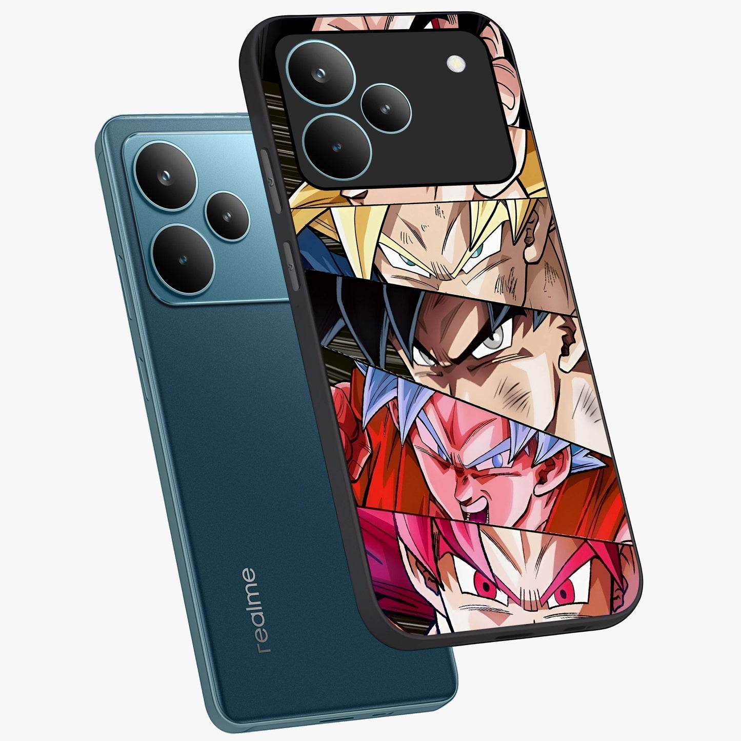 Anime Character Glass Case displayed in angled mockup highlighting colorful anime character illustration.