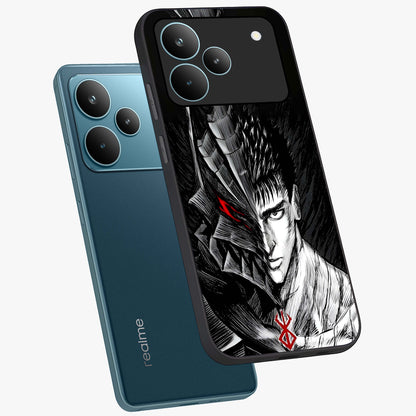 Berserker Blood Oath Glass Case displayed in angled mockup highlighting dark fantasy graphic design and powerful theme.