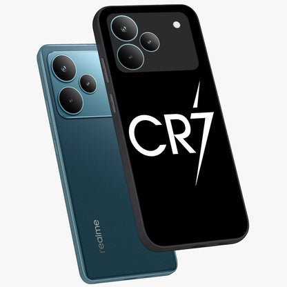 Cr7 Elite Strike Glass Case displayed in angled mockup highlighting powerful sports graphic with bold athletic theme.