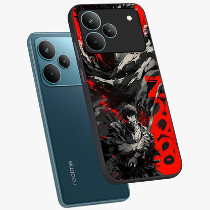 Demon Sword Resolve Glass Case displayed in angled mockup highlighting powerful demon sword illustration with dark fantasy aesthetic.