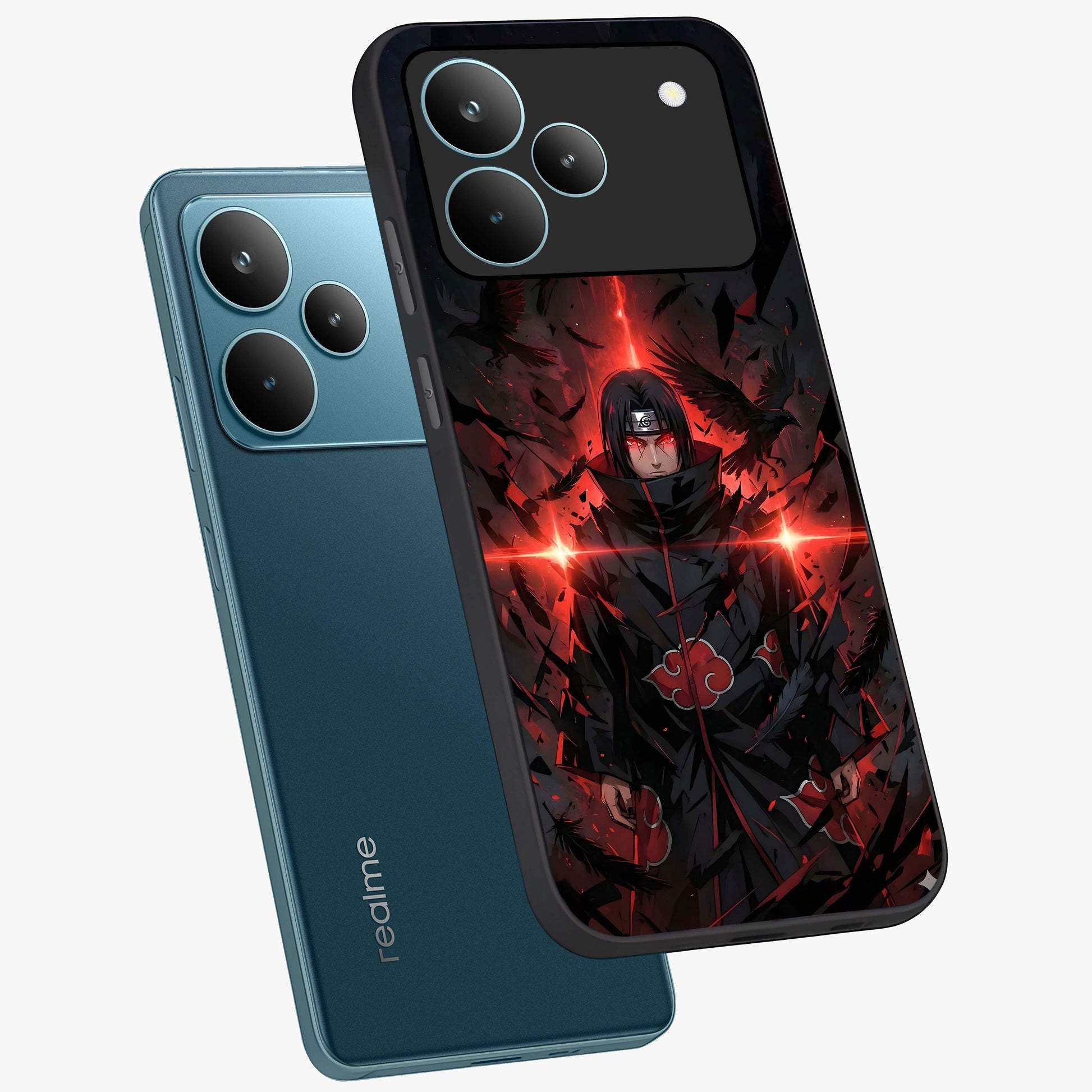 Focused Blade Discipline Glass Case displayed in angled mockup highlighting clean minimal text artwork with modern aesthetic style.