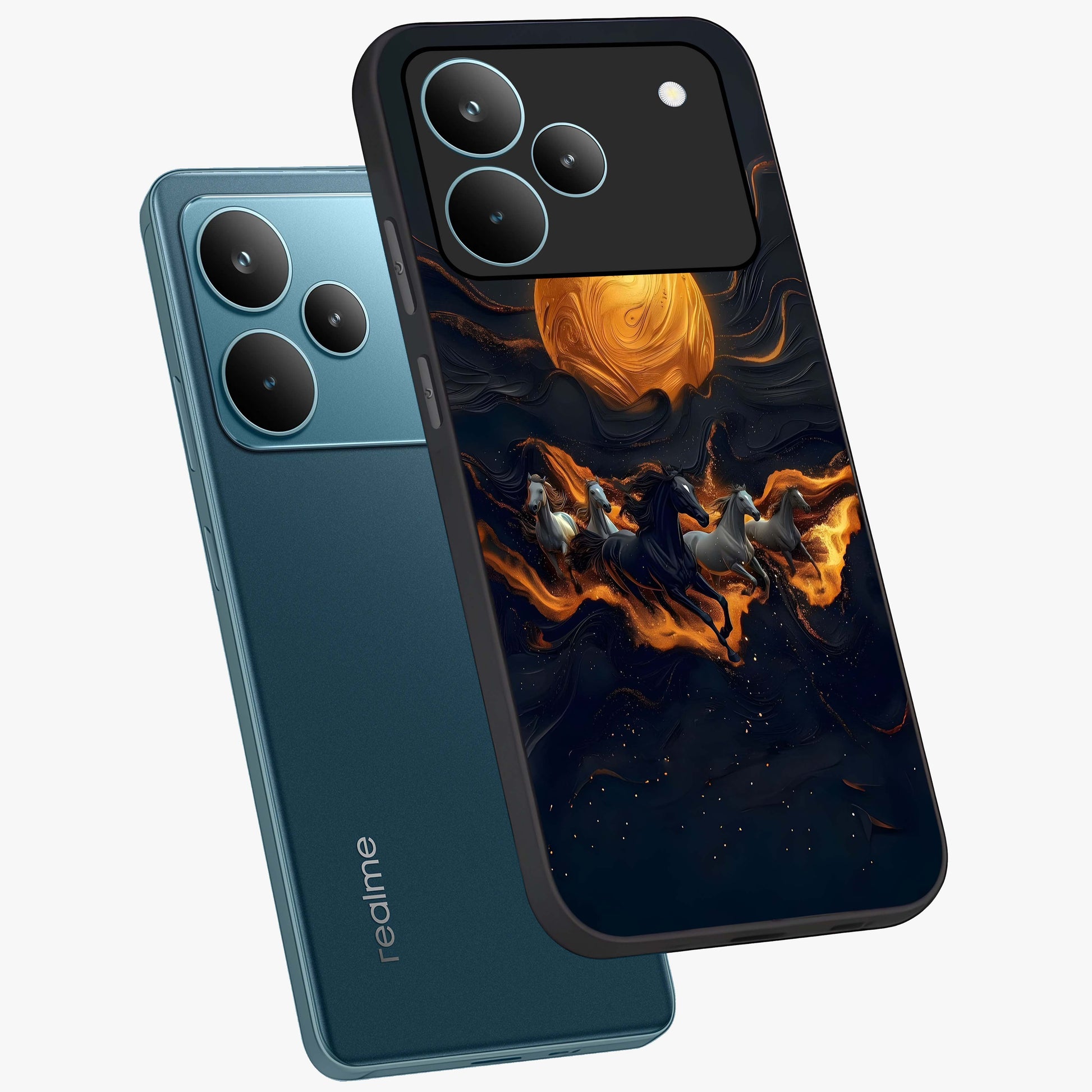 Golden Royal Heritage Glass Case displayed in angled mockup highlighting luxurious heritage design with golden aesthetic style.