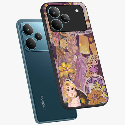 Magical Tangled Dream Glass Case displayed in angled mockup highlighting whimsical fantasy design with magical aesthetic.