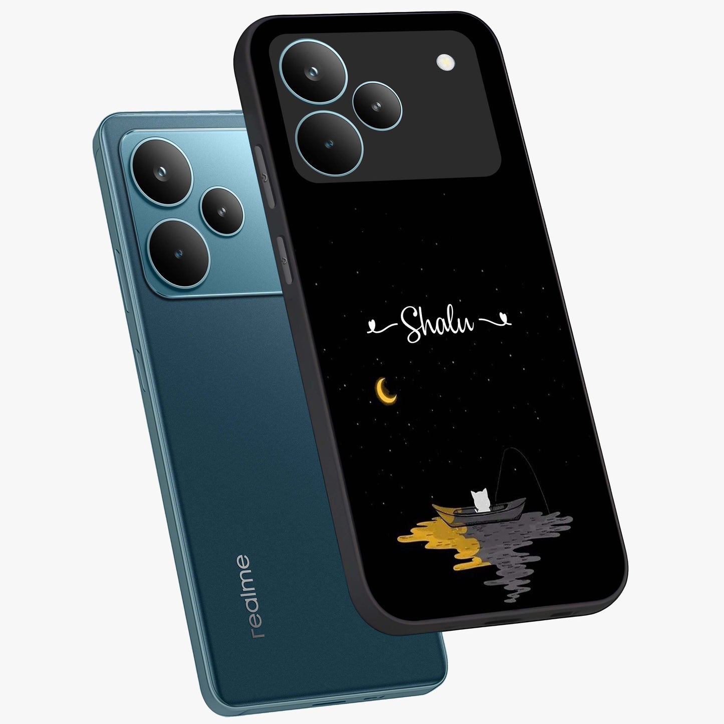 Silent Night Row Glass Case displayed in angled mockup highlighting peaceful evening design with dreamy night aesthetic.