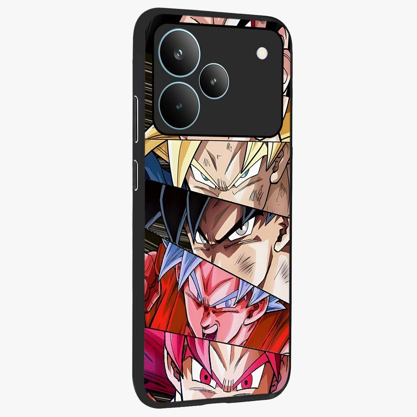 Anime Character Glass Case upright view showcasing expressive anime artwork with bold graphic style.