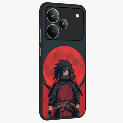 Crimson Moon Warlord Glass Case upright view showcasing powerful warlord artwork with dark celestial theme.