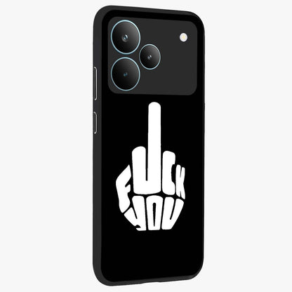 Rebel Mode On Glass Case upright view showcasing striking statement artwork with bold rebellious theme.