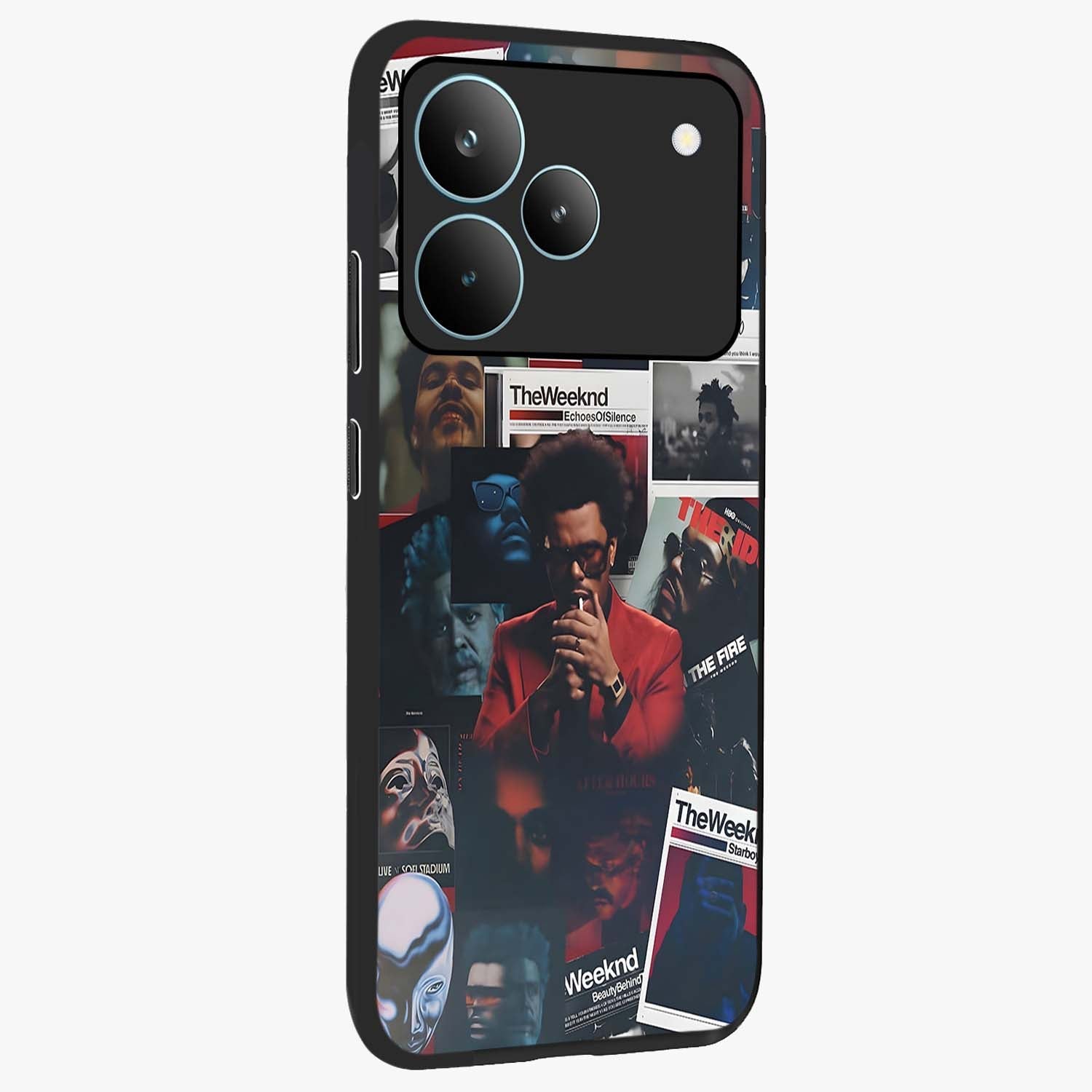The Weeknd Glass Case upright view showcasing bold music themed artwork with contemporary artistic style.