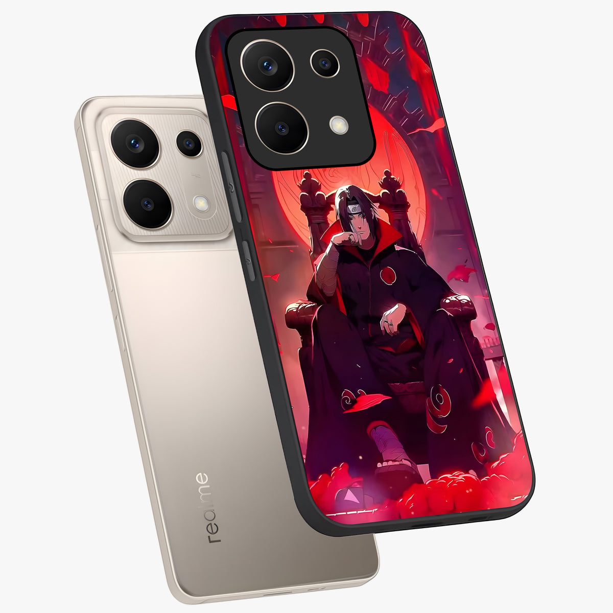 Blood Moon Sovereign Glass Case displayed in angled mockup highlighting dark celestial moon design and dramatic theme.