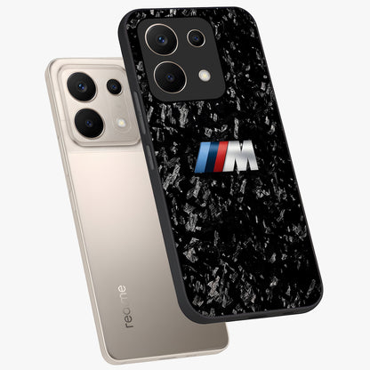 Carbon Speed Mark Glass Case displayed in angled mockup highlighting racing inspired carbon design and sleek aesthetic style.