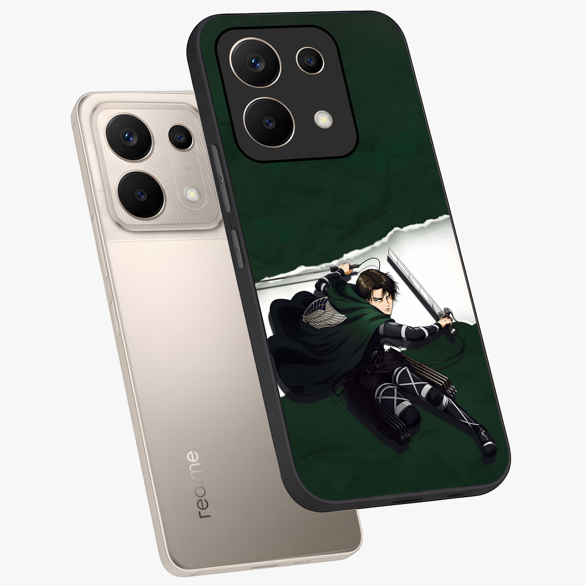 Emerald War Vanguard Glass Case displayed in angled mockup highlighting intense battle inspired design with emerald tone aesthetic.