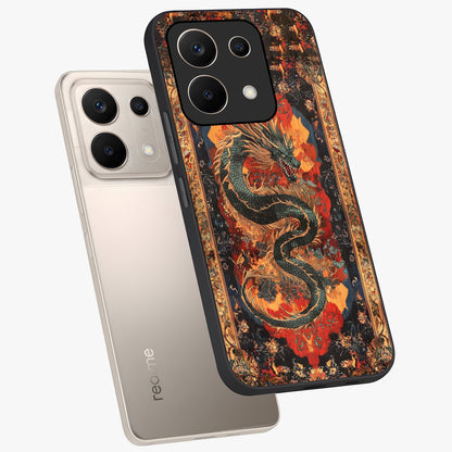 Inferno Dragon Soul Glass Case displayed in angled mockup highlighting powerful dragon illustration with inferno aesthetic.