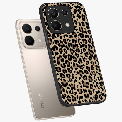 Savage Chic Pattern Glass Case displayed in angled mockup highlighting bold fashion inspired design with chic aesthetic.