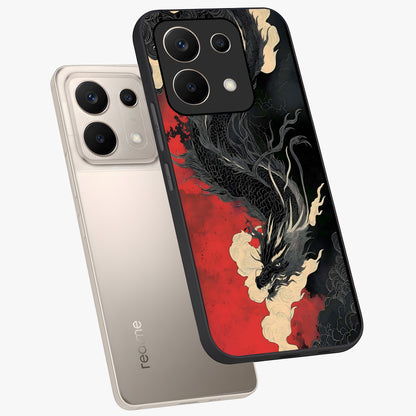 Shadow Dragon Fury Glass Case displayed in angled mockup highlighting powerful dragon illustration with dark fantasy aesthetic.
