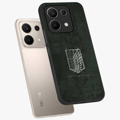 Wings Of Freedom Glass Case displayed in angled mockup highlighting graceful wing design with inspirational aesthetic.