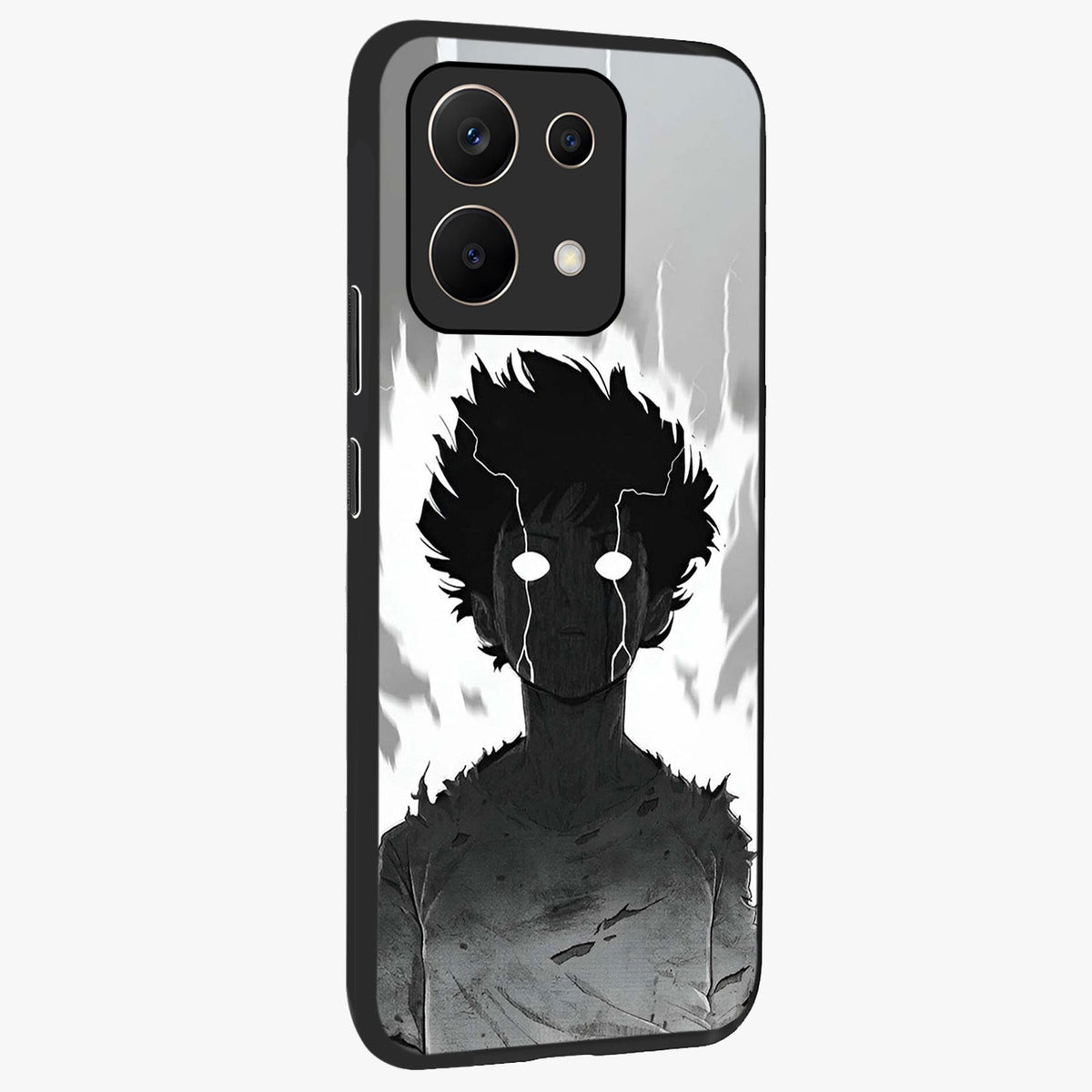 Awakened Inner Rage Glass Case upright view showcasing dramatic artwork with strong expressive aesthetic.