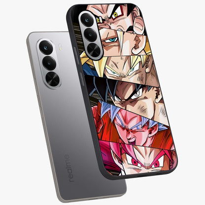 Anime Character Glass Case displayed in angled mockup highlighting colorful anime character illustration.