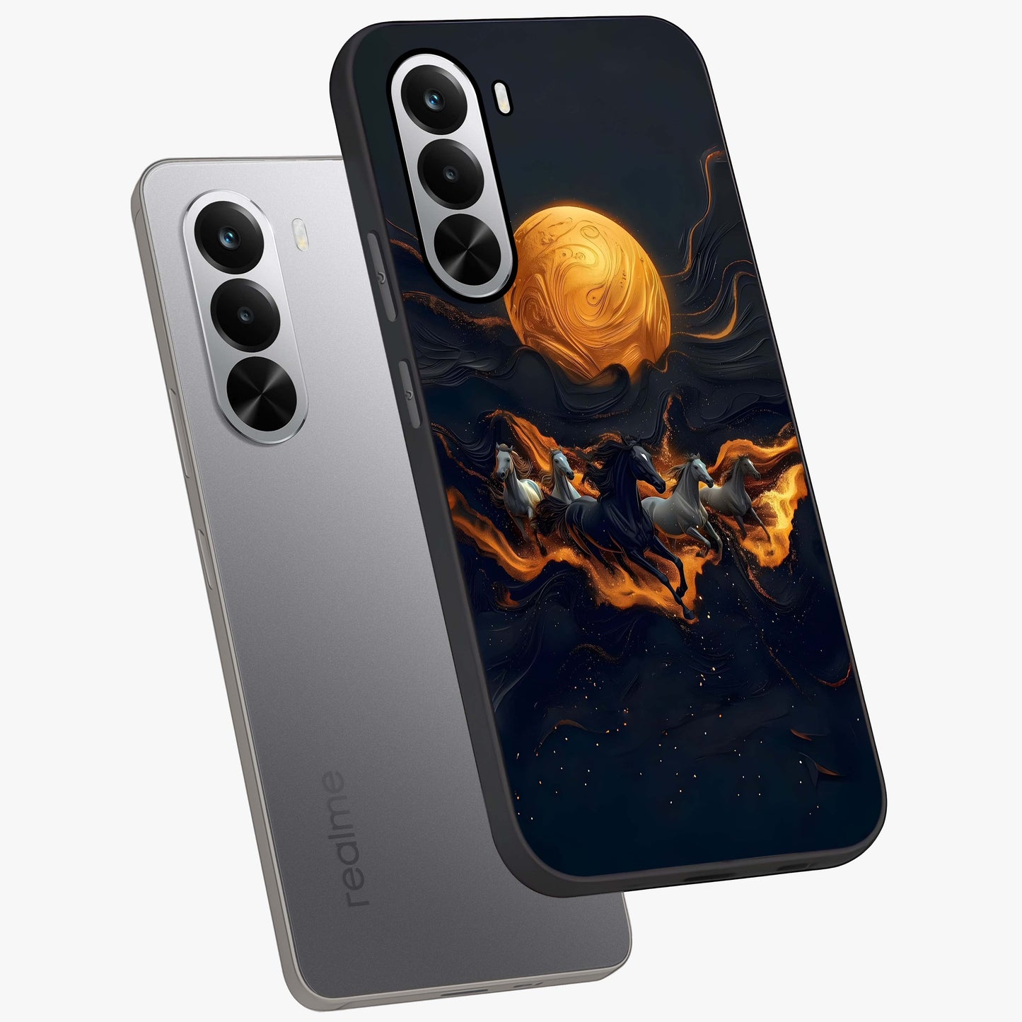 Golden Royal Heritage Glass Case displayed in angled mockup highlighting luxurious heritage design with golden aesthetic style.