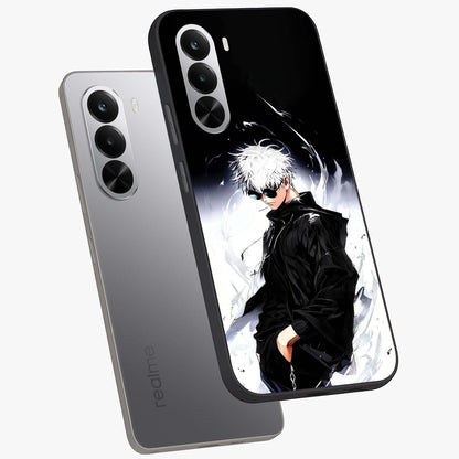 Limitless Shadow King Glass Case displayed in angled mockup highlighting dramatic dark hero design with intense aesthetic.