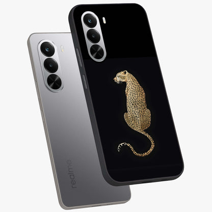 Regal Leopard Glass Case displayed in angled mockup highlighting powerful animal illustration with stylish wild aesthetic.