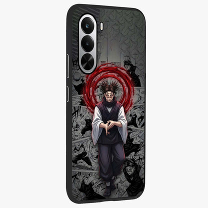 Cursed Ritual Ascension Glass Case upright view showcasing powerful ascension artwork with dark fantasy theme.